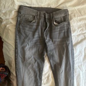 H&M 34 x 32 grey skinny jeans